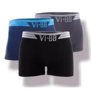 Boxer Rajut Pria VI & BB Motif Pendek Nyaman - Isi 3,6 Pcs - Rajut