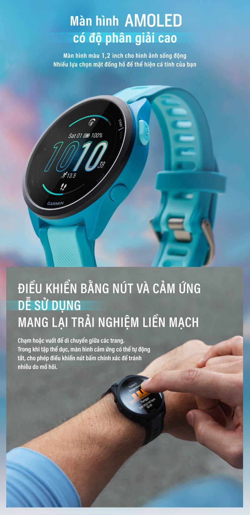 Product Introduction of Đồng Hồ Thông Minh Garmin Forerunner 165 NON MUSIC - Hàng Chính Hãng 41