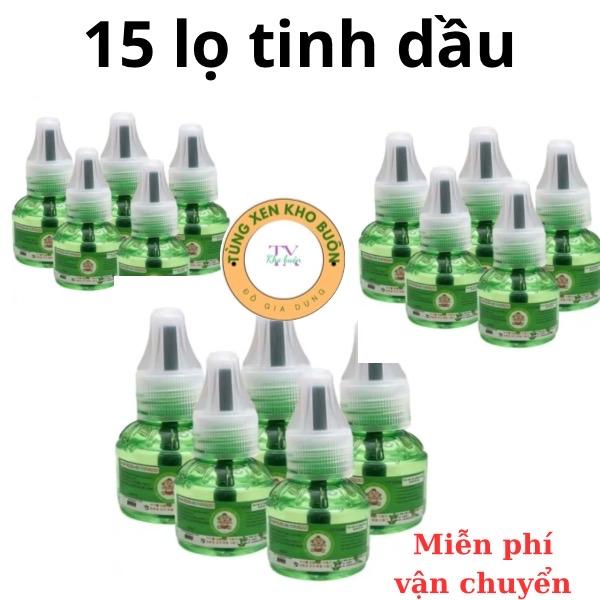 ( sỉ) 15 lọ tinh dầu đuổi muỗi ( được kèm 1 củ điện) Bắt muỗi, máy bắt muỗi, Máy đuổi muỗi, đèn đuổi muỗi