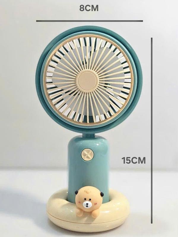 Quạt sạc tích cầm tay mini USB để bàn YS912 có đế riêng Fan quatdien quat du mi siêu tốc 2