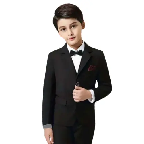 Jas blazer anak laki laki Polos Hitam Pakaian