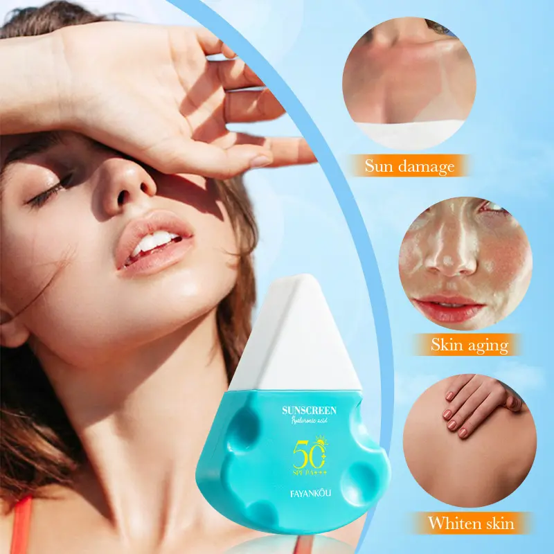 FAYANKOU Hyaluronic Acid Clear Moisturizing Sunscreen Cream Isolation Cream Sunscreen Lotion