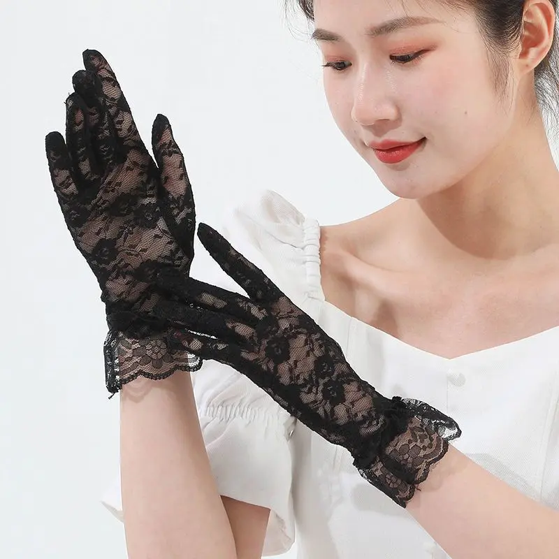 Adult Mesh Gloves, Summer Women's Wedding Gloves