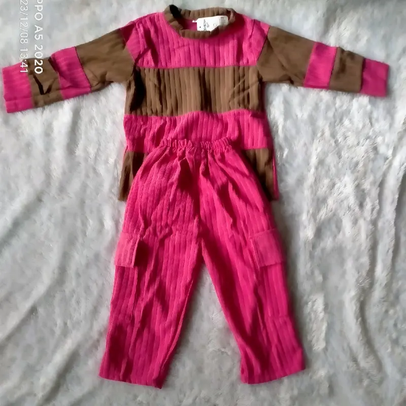 ONE SET SETELAN ANAK SALUR KNIT HORNET 1-10TH Parsel Perempuan Fashion 6