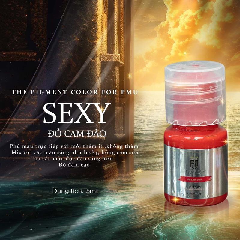 Son môi Đỏ cam đào đậm, tươi, trendy quyến rũ