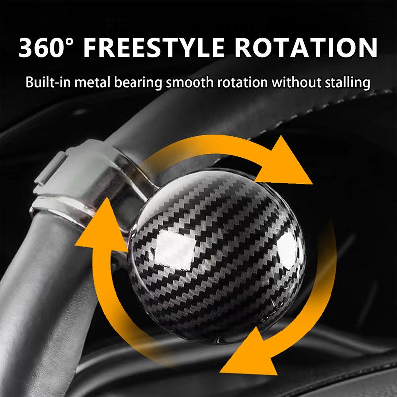 Product Introduction of 360-degree Rotation Steering Wheel Knob Power-assist Ball Universal Car Steering Wheel Knob Power-saving Non-slip For Trucks 14