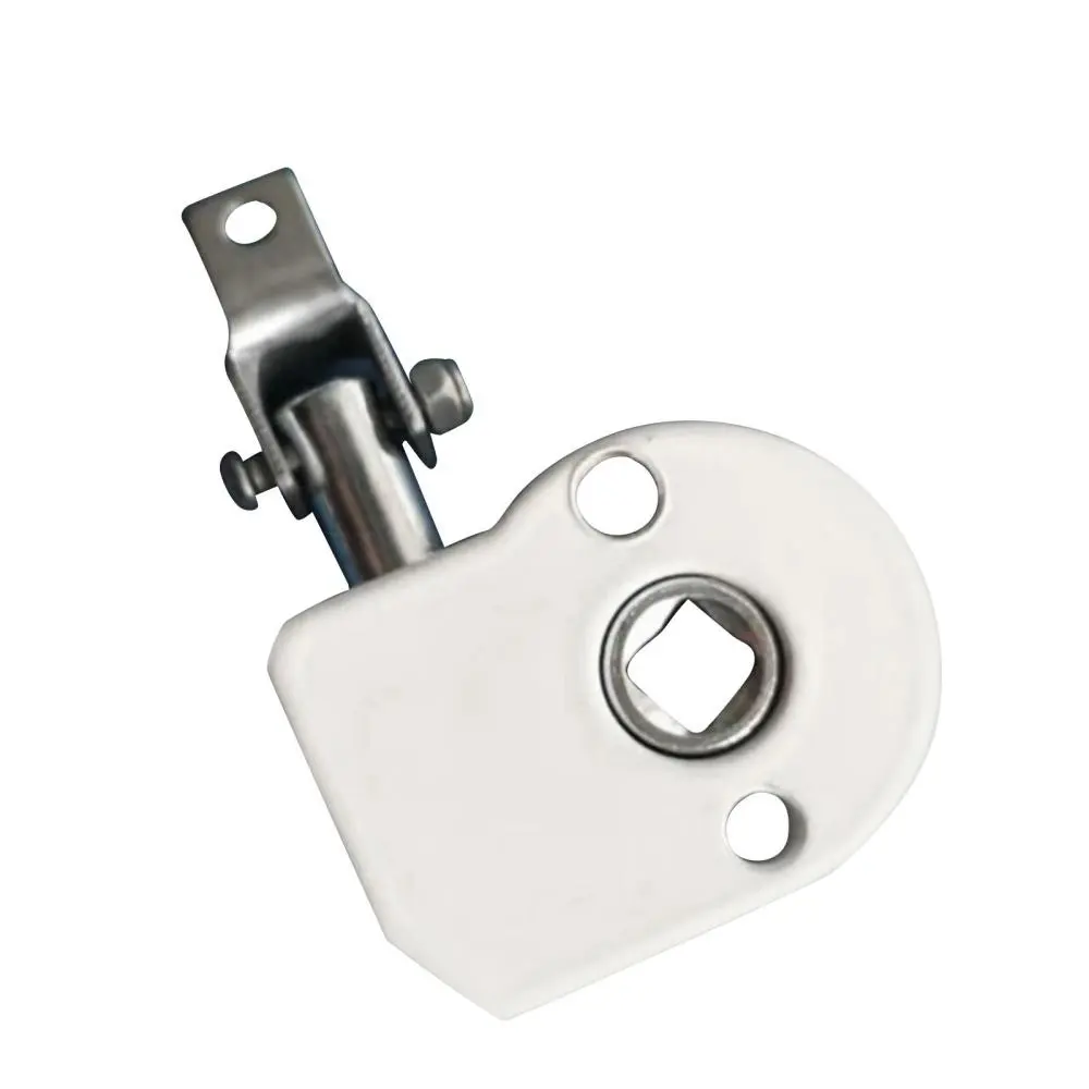 Replacement Metal Awning Manual Worm Gear Universal Durable Professional 360 Degree Rotating Sunshades Parts White Colour