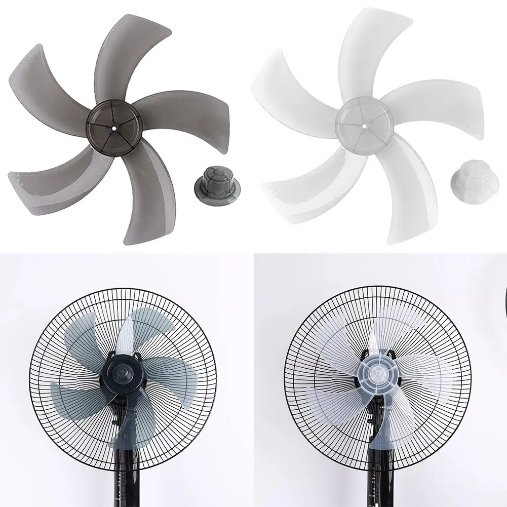 12/16 Inches Common Fan blade 5 leaves with Nut Cover For Table Fan