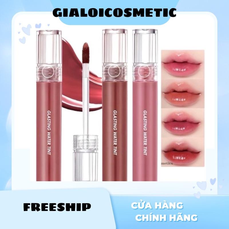 (Màu 1 - 17) Son Môi Tint Romand Glasting Water Tint 4g màu 02 03 04 16 17