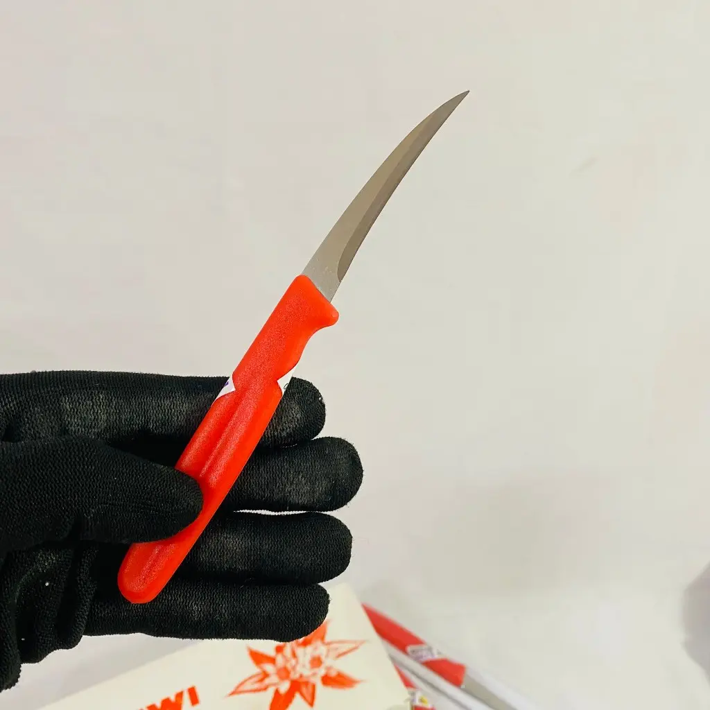 Dao Kiwi Inox Lưỡi Cong Tỉa Rau Củ Carving Knife
