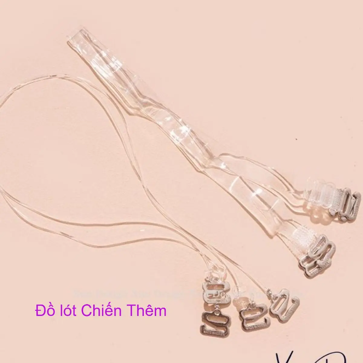 Set 2 Dây Áo ᵰgực Trong Suốt Cho Nữ - Dây Áo Siêu Dai Gồm 1 Cặp (2 Cái) (vk ck Chiến Thêm bán)