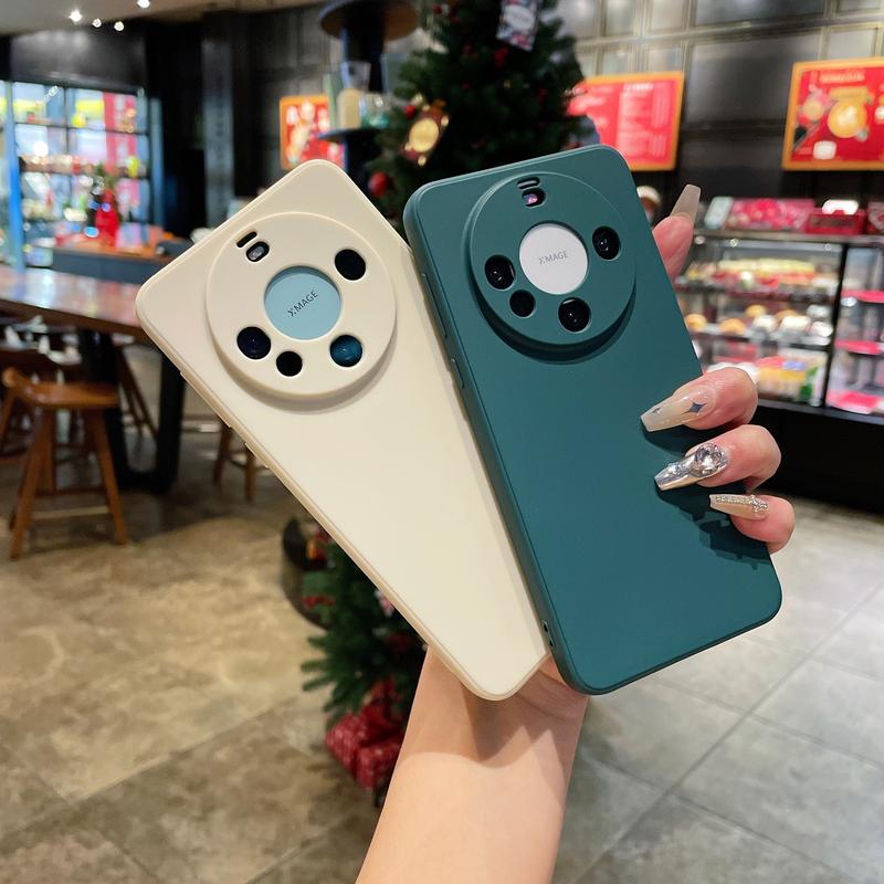 Product Introduction of Suitable for Mate60 Fine Hole Frosted TPU Straight Nova12 Protective Case Huawei Pura70 Silicone Phone Case Cellphone Protector Protection Smartphone 4