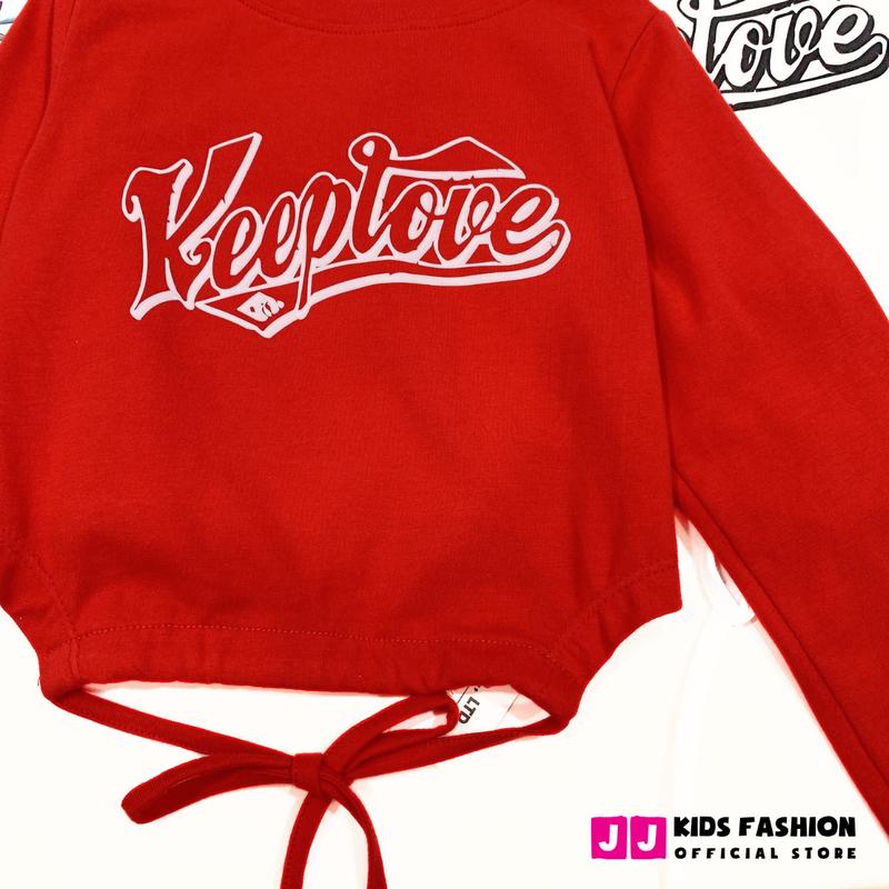JJ Kids Fashion | Áo thun crop top thời trang trẻ em, áo croptop dài tay cho bé gái size từ 15 - 45kg | Extra Shipping 5