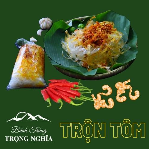  Combo 5 Bịch Bánh Tráng Trộn Tôm Hành Phi Trọng Nghĩa 
