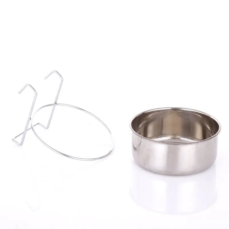 Lồng Móc Treo Bằng Thép Không Gỉ, Protable, Thích Hợp Cho Cốc, Bát Thức Ăn Và Nước Du Lịch, Bát Cho Ăn Treo Dụng Cụ Cho Thú Cưng Cho Ăn, Văn Phòng Phẩm, Bát Cho Chó, Móc Treo 7
