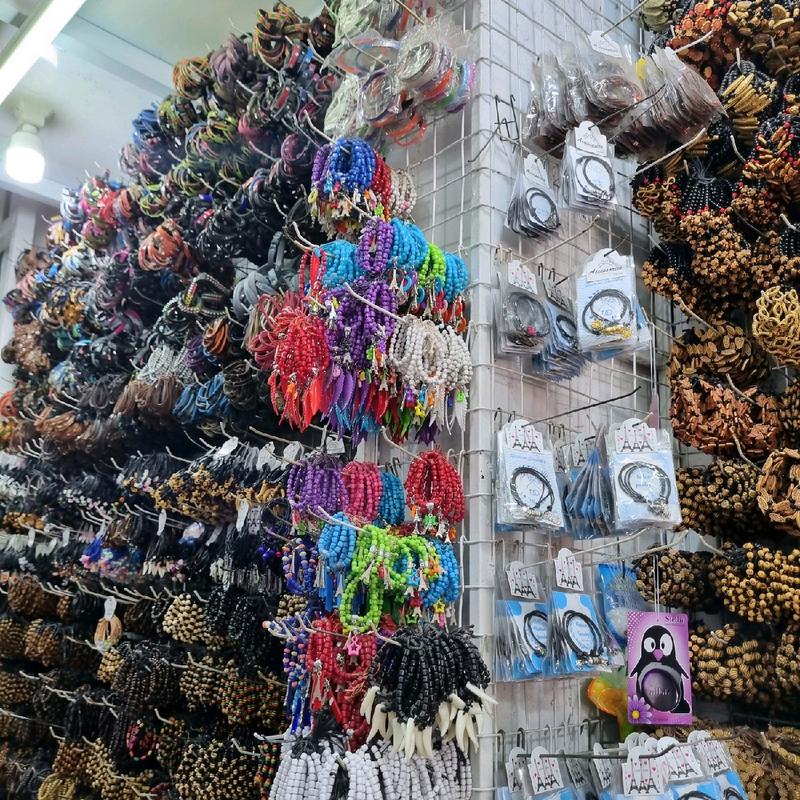 Grosir Gelang Tangan Tali Serut mote2 warna kombinasi mote bening lusinan isi 12pcs 3
