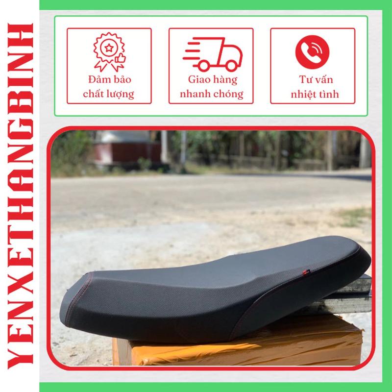 Yên Sirius 50cc/110cc Gọt 2 Tầng Form Cao Chỉ Đỏ Loại Tốt