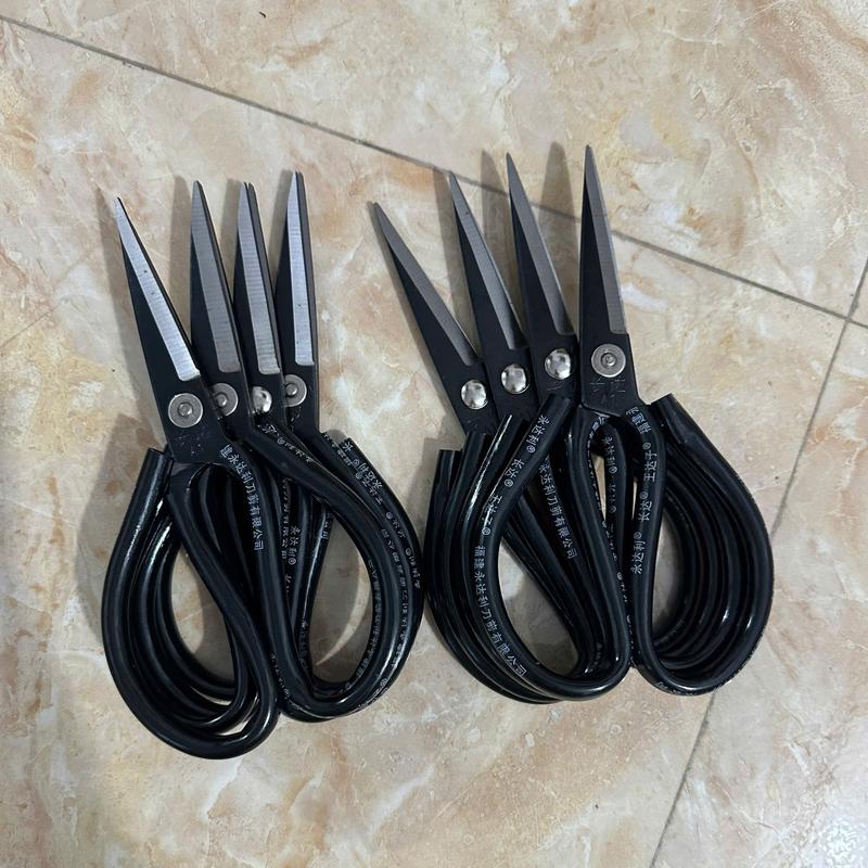 Combo 8 cây kéo lưỡi thép cán đen cực bén dài 20cm ( Kéo Làm Bếp, Kéo Cắt Đồ Ăn, Kéo Làm Cá )[ hàng chất lượng cao }]