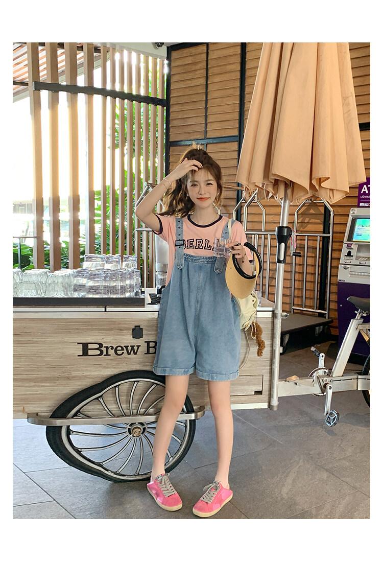 Product Introduction of Quần Yếm Ngắn Denim Yếm Có Thể Điều Chỉnh Dy022, Thoải Mái Khi Mặc Với Tất Cả Các Thiết Kế, # DY031 17