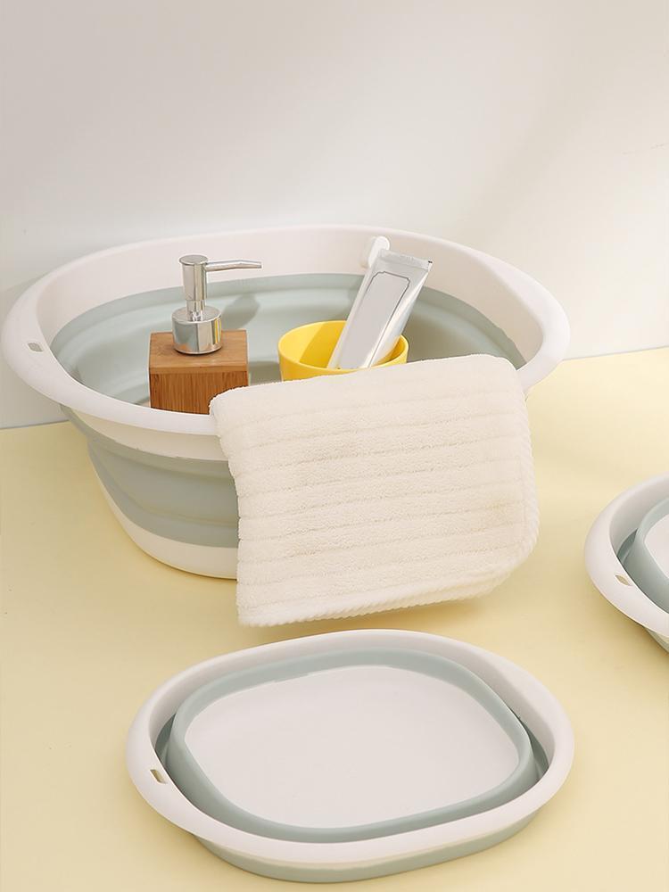 Product Introduction of Folding Sink, Portable Dishwashing Basin, 32Cm Foldable Multifunctional Wash Basin, Suitable For Travel, Camping, Home Cooking 16