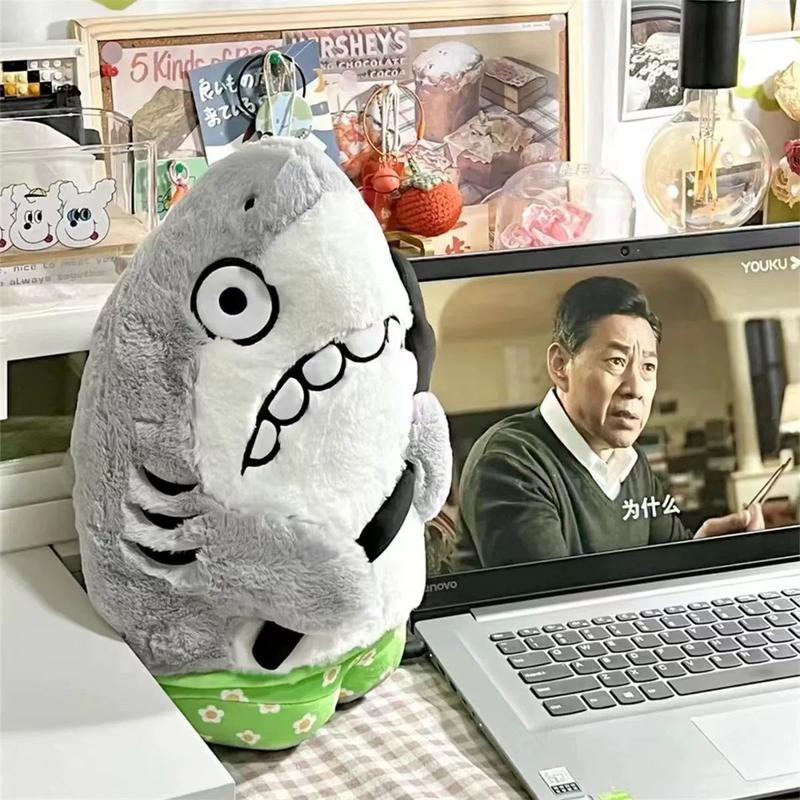 Dễ Thương Cá Mập Nĩa Sang Trọng Đồ Chơi Búp Bê Búp Bê Sáng Tạo Búp Bê Vui Nhộn Gối Quà Tặng Sinh Nhật Cho Nam Nữ Thú Bông Toy Thú Nhồi Bông Phát Nhạc