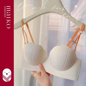 [ MAIKO JAPAN ] Pearl Bra Set Push Up Kawat Celana Dalam Wireless Wanita Motif Setelan Bh