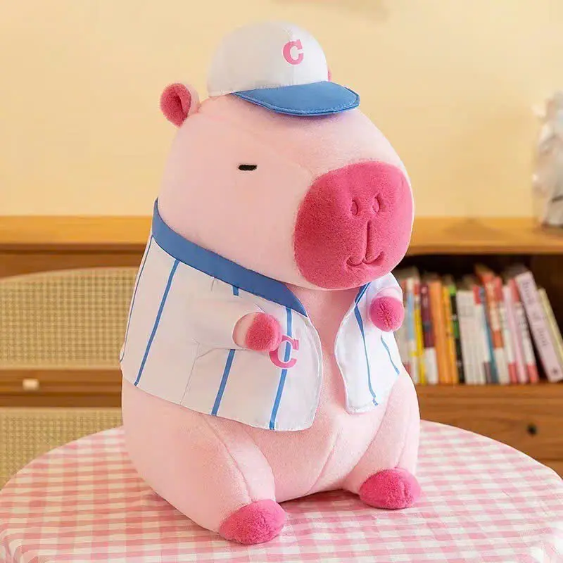 Tiệm gấu bông xinh xinh, Bộ chăn gối văn phòng, gấu bông kèm chăn, Mẫu Chuột Capybara nhiều hình dáng dễ thương 2 trong 1(gối, chăn), dùng đi học, đi làm siêu tiện lợi 4