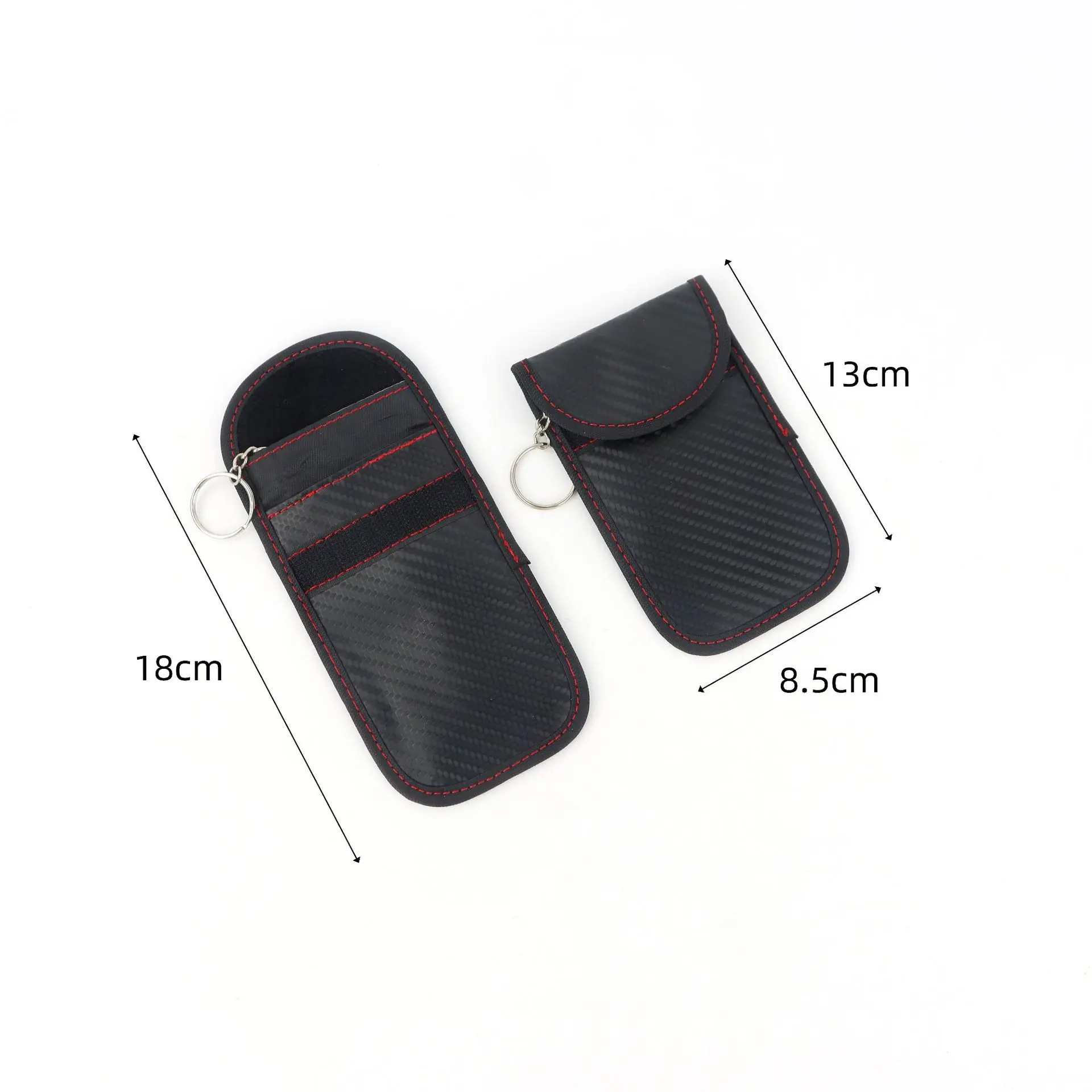 2025 RFID Carbon Fiber Car Key Shielding Case Anti-Theft Anti-Scan Key ...