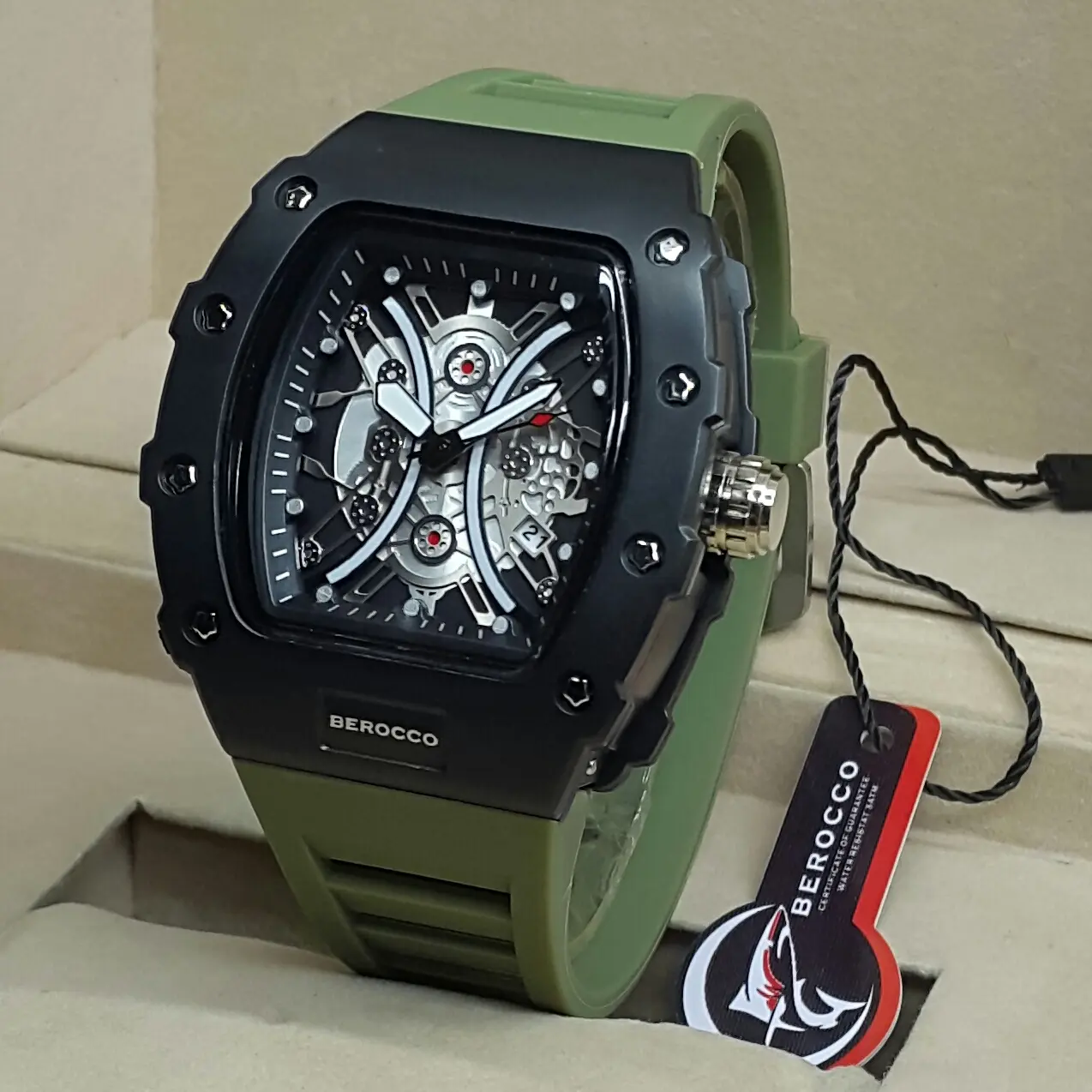 Jam tangan BEROCCO BR 1 Water resist