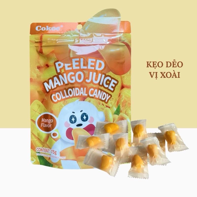 Combo 5 gói kẹo mix 5 vị  - đào- nho- xoài- mix 4