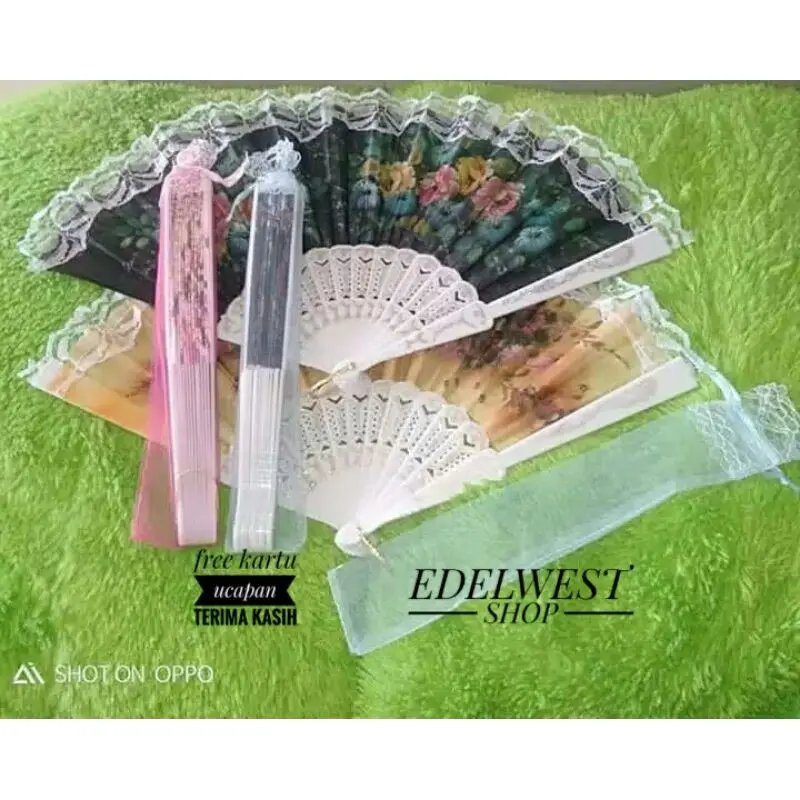 50PCS  KAIN TILE KEMASAN KIPAS SPANYOL/KIPAS JEPANG/KIPAS BATIK SEDANG/KIPAS BATIKJUMBO