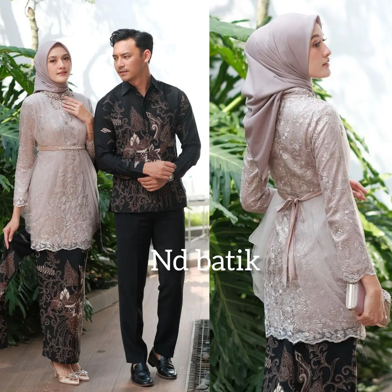 BAJU BATIK COUPLE KEBAYA MODERN TUNIK COUPLE PASANGAN TUNANGAN LAMARAN KEBAYA WISUDA BRUKAT TERBARU