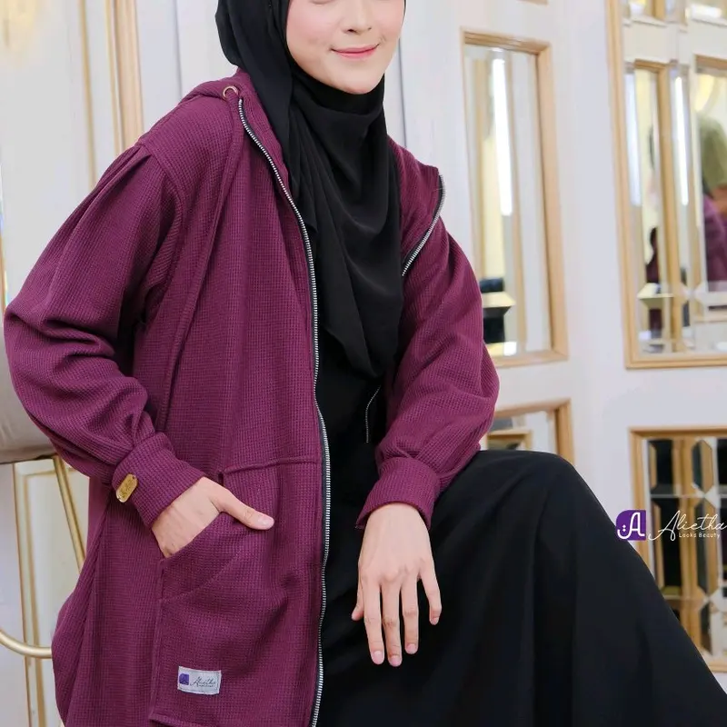 Fathiyah Outer Poliester Polos 1