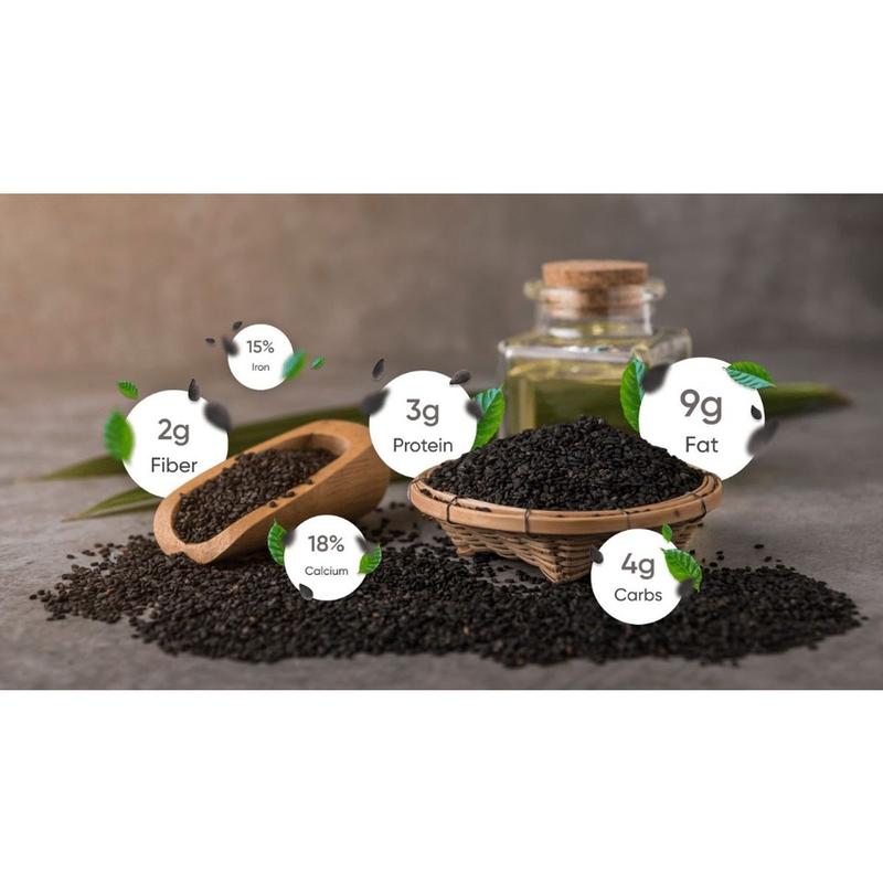 Mè đen hữu cơ (Organic Black Sesame Seeds) - Organic Traditions - 227g & 454g 4