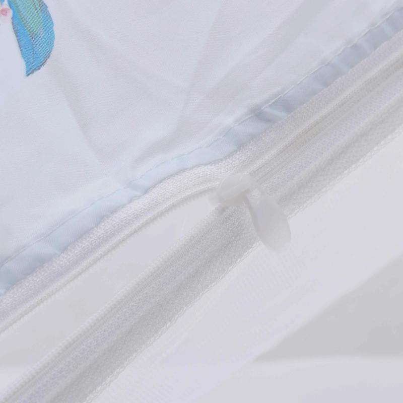 Product Introduction of Three-door Folding Yurt Mosquito Net For Bed Insect Repellent Full Bottom Zipper Double Bed Portable Canopy Camping Net Tents 10