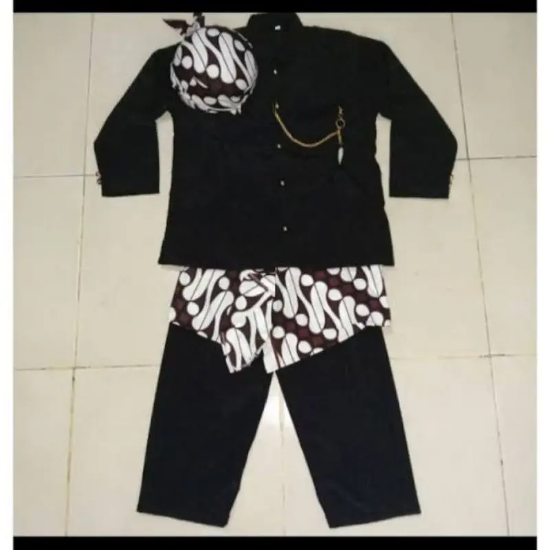 baju basofi dewasa baju adat jawa dewasa celana motif Pria 1