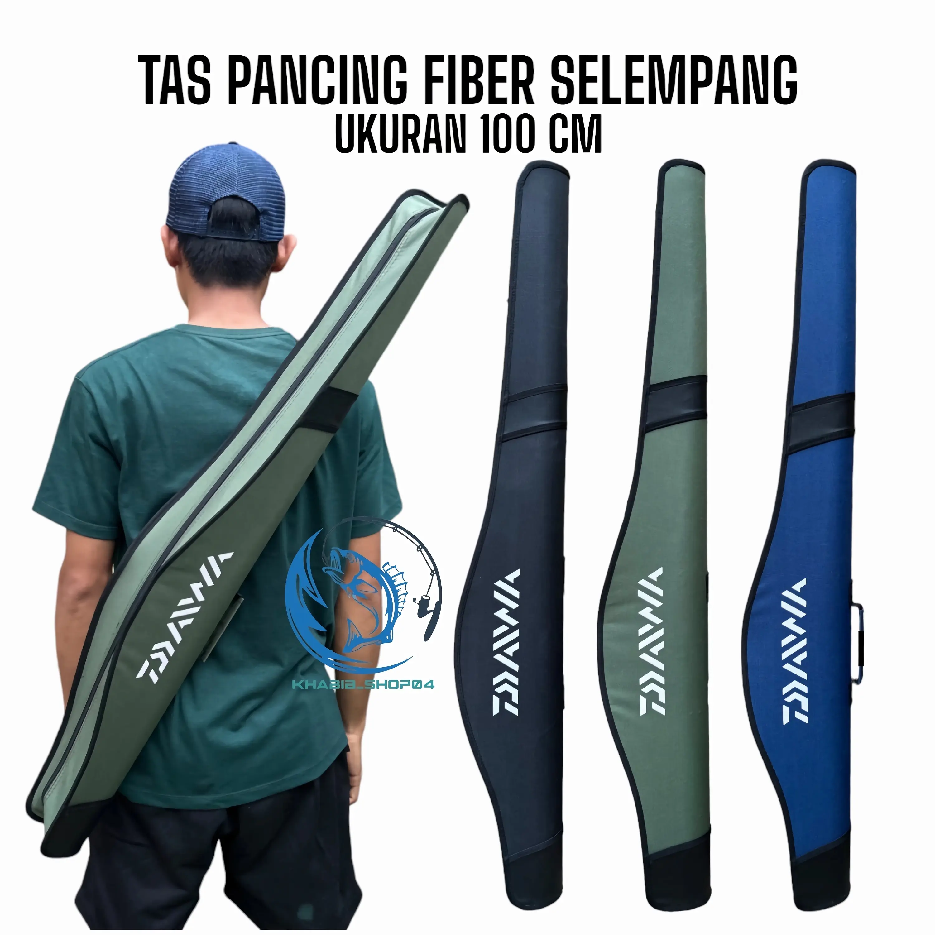 Tas Pancing Fiber Selempang Ukuran 100 Cm Muat 1-2 Joran Pancing - Shop ...