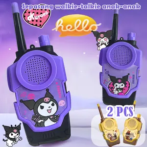 【COD】Kuromi Walkie Talkie Nirkabel Anak Jarak Jauh 500-800 Meter Edukasi Mainan Telepon 2pcs Hadiah Anak-anak Ht