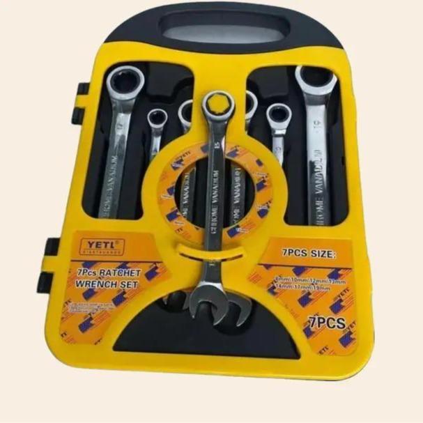 Bộ Cờ Lê Vòng Miệng Tự Động 7 Cây   8-19mm   