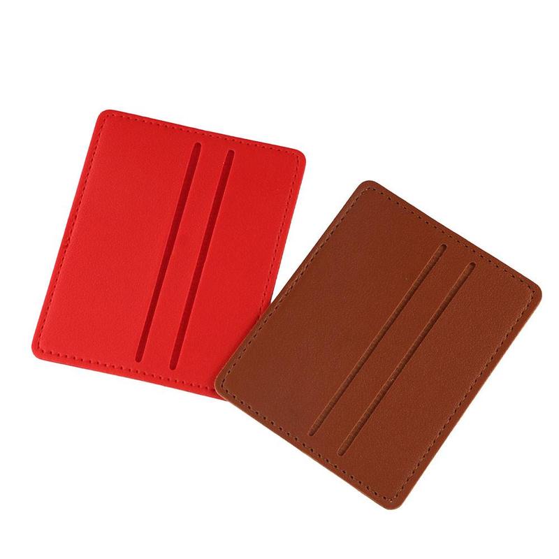 Product Introduction of Colorful Bank Card Credit ID Card PU Leather Coin Pouch Slim Card Holder Bank Card Bag Business Wallet 8