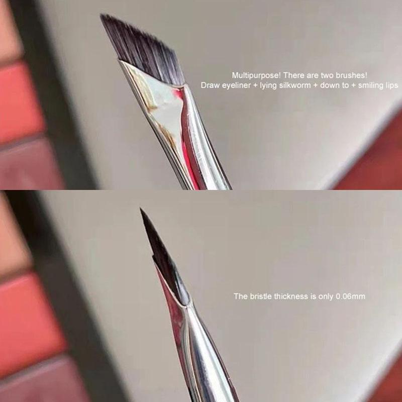 Product Introduction of Flat Eyebrow Brush Upgrade Eyeliner Brush Ultra Thin Eyebrow Makeup Flat Brush Brush Place G3T9 47
