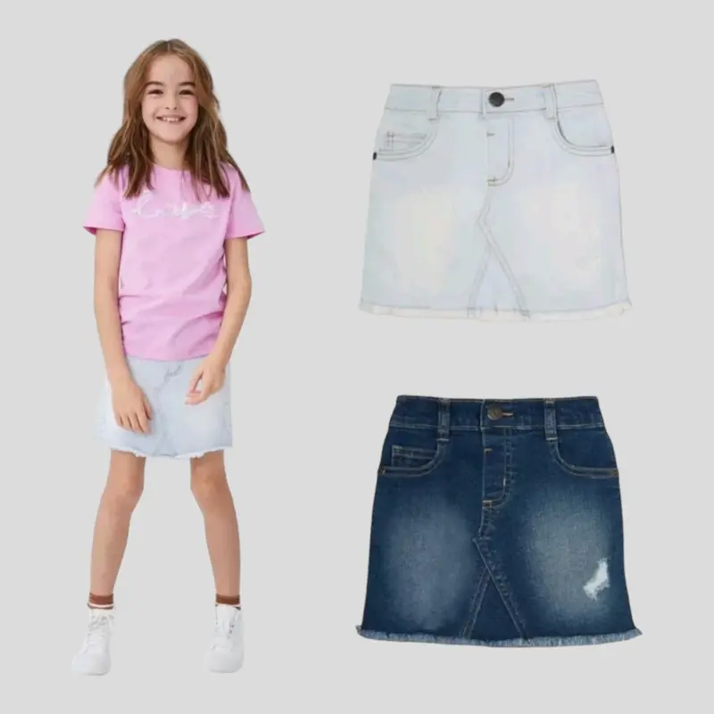 Rok Jeans Anak Perempuan Size 1-5th 0