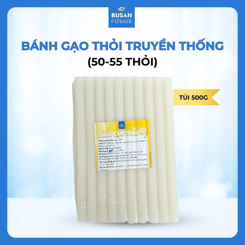 (KHÔNG GIAO MIỀN BẮC) 500g Bánh gạo truyền thống Hàn Quốc Tokbokki dẻo dai, Bánh gạo truyền thống Busan Foods, tokbokki bánhgạotươi banh gaophomai phô mai