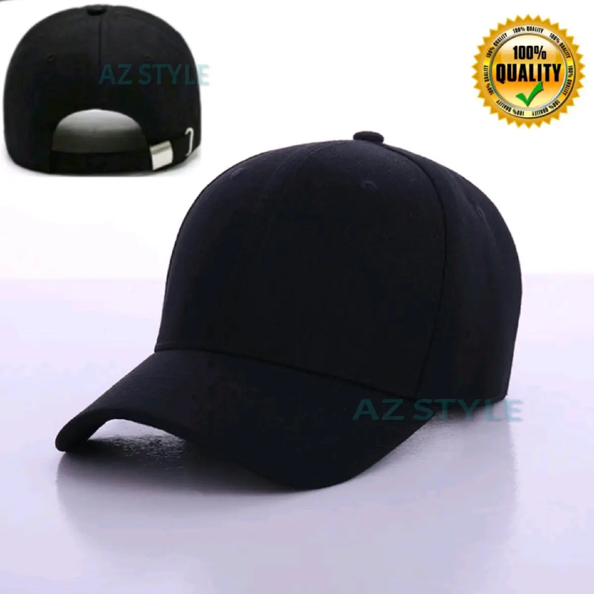 Topi Baseball Polos Denim Terbaik Topi Setelan Jepit Pria