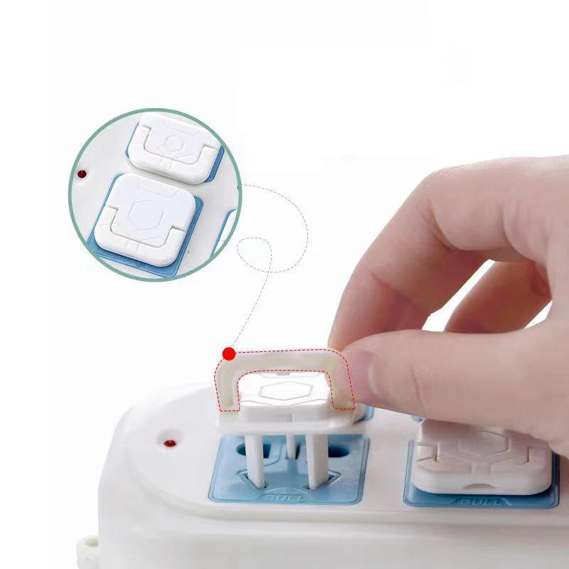 Product Introduction of 10Pcs US Standard Outlet Covers Baby Proofing Safety -Child Secure Electric Plug Protectors with Hidden Handle Square 2/3-Prong 24