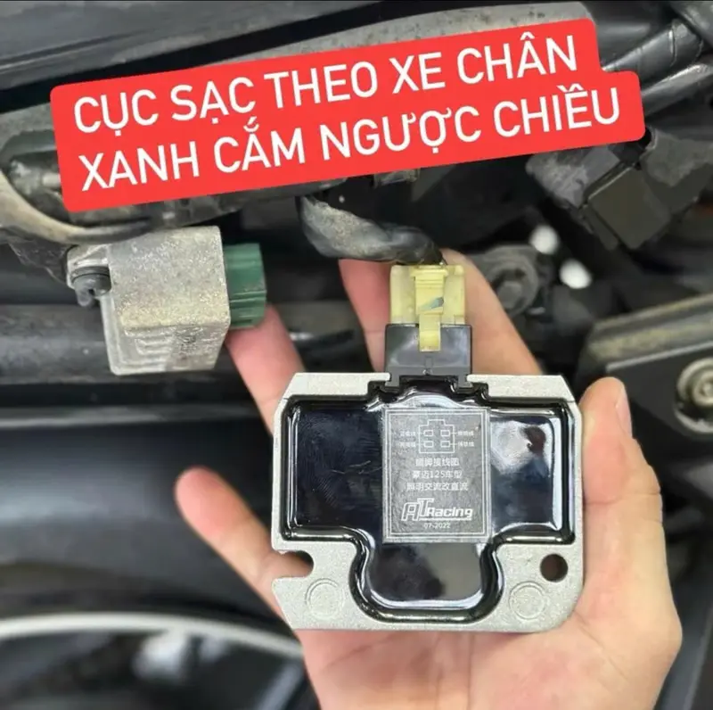 [RBWL7009] Sạc Độ Tăng Dòng  AT Racing Cho Xe Wave, Dream,  Sirius, Xe Xăng Cơ...Bảo Hành 12 Tháng#dochoixemay#phutung#RB#phụ kiện# 4