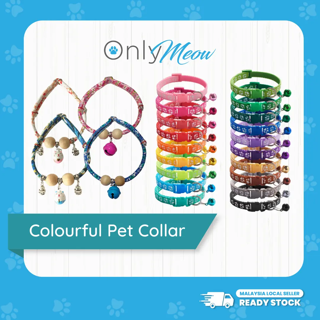 RANTAI KUCING LOCENG  cat collar dog collar pet collarcat necklace tali kucing loceng tali kucing berjalan