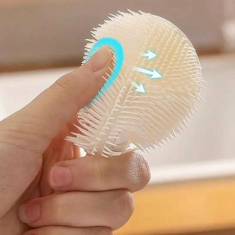 Long Handle Bottle Brush, Reusable Bottle Cleaning Brush, Household Cleaning Tool for Kitchen & Home Use, Baby Bottle Cleaning Tool, Baby Essentials 5