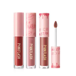 PINKFLASH Matte Lipstik Lembut Tahan Lama Pelembab Pigmentasi Tinggi 21 Colors Lipstick Liquid