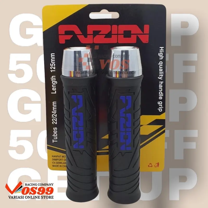 HANDGRIP HANDLE GRIP FUZION WARNA WARNI PLUS JALU STANG CHROME MODEL PCX UNIVERSAL  BISA UNTUK SEMUA MOTOR Coklat 3